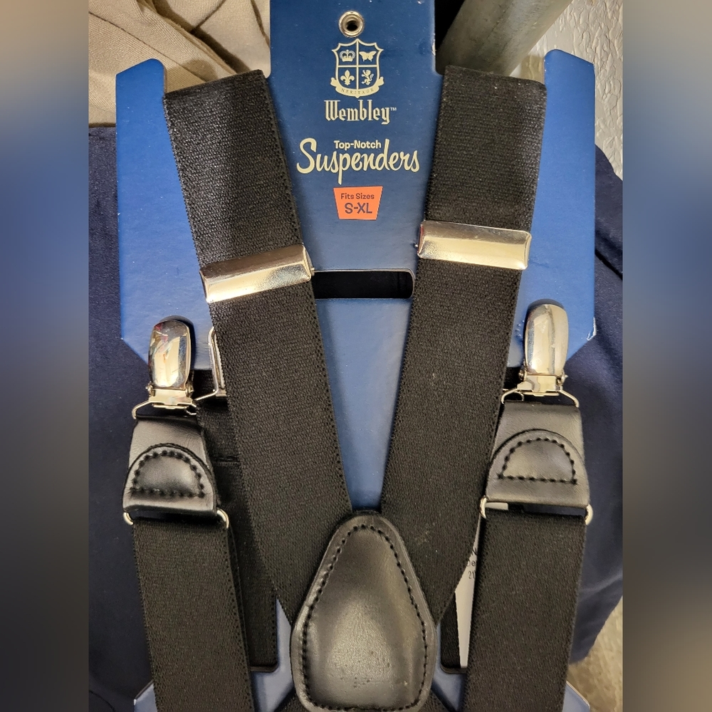 NWT Men's  pant suspenders